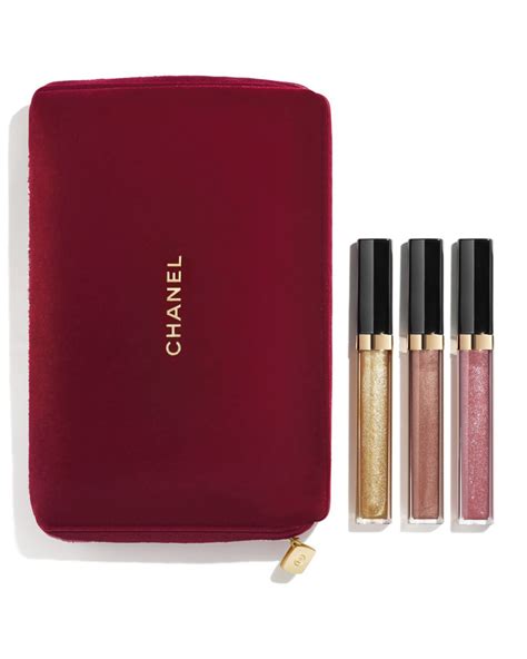 chanel gift set lip gloss|discontinued Chanel lip gloss.